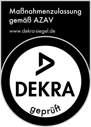 Nach AZAV zugelassen
